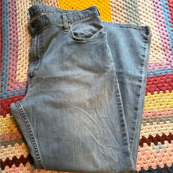 Carhartt Blue Relaxed Jeans Durable Workwear - Picture 3 of 9